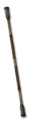 A battle staff socketed with tir and ral to create the Leaf runeword