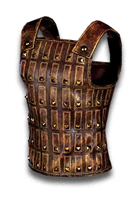 A studded leather socketed with tal and eth to create the Stealth runeword
